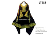 Elegant Black Velvet Afghan Pathani Dress - New Stylish Design