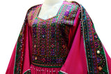 Stunning Pink Afghani Bridal Frock: New Persian-inspired Design