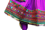 Afghan Clothes In Purple Color Pathani Dress Hijab Fashion Online