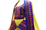 Islamic Wedding Dresses Afghani Dress In Yellow Color