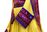 Islamic Wedding Dresses Afghani Dress In Yellow Color
