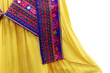 Islamic Wedding Dresses Afghani Dress In Yellow Color