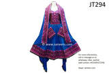 Muslimah Fashion Afghan Clothes In LIght Blue Persian Wedding Frocks
