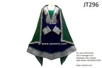 Afghan Clothes In Blue And Green Color Persian Wedding Dresses