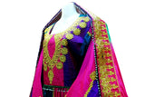 Afghan Clothes In Multicolor Fabric Pashtun Singer Dress