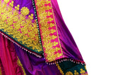 Afghan Clothes In Multicolor Fabric Pashtun Singer Dress
