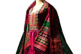 Mirrors Work Afghan Clothing In Pink Color Persian Singer Dresses Online