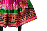 Mirrors Work Afghan Clothing In Pink Color Persian Singer Dresses Online