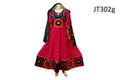 Afghan Gown Muslimah Fashion Pashtun Singer Dress With Needlework