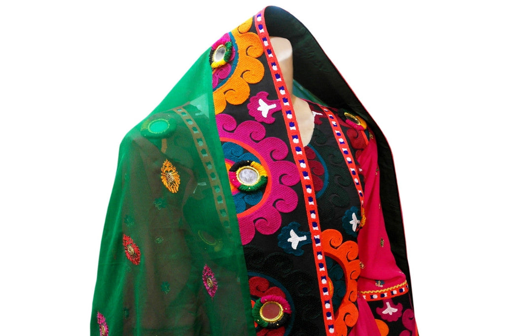 pashtun singer dress, afghan gown