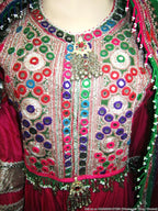 handmade afghan women frock