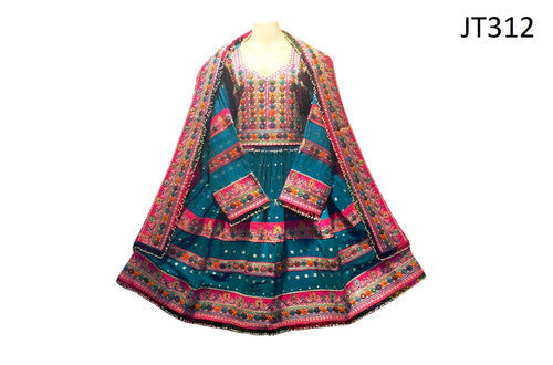 Persian Bridal Clothes In Blue Barosha  Afghan Clothing
