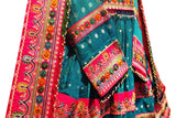 Persian Bridal Clothes In Blue Barosha  Afghan Clothing