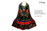 Elegant Afghan Green Pathani Frock - New Fashion Style