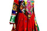 Persian Bridal Dress Muslim Wedding Dresses Afghan Gown In Red Color