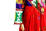 Persian Bridal Dress Muslim Wedding Dresses Afghan Gown In Red Color