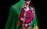 Pashtun Singer Clothes Afghan Fashion Dress In Green Color