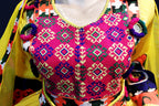 hijab fashion, afghan yakhan work dress