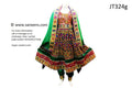 Pashtun Yakhan Dozi Dress In Multi Color Afghan Gown Persian Nikah Clothes