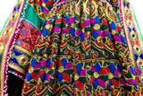 Pashtun Yakhan Dozi Dress In Multi Color Afghan Gown Persian Nikah Clothes