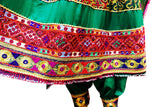 Pashtun Yakhan Dozi Dress In Multi Color Afghan Gown Persian Nikah Clothes