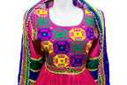 pashtun women long dress
