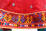Pathani Dress In Dark Red Color Persian Bridal Clothes Afghan Clothing