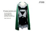 Persian Bridal Clothes Afghan Clothing In Black Velvet Muslim Costume