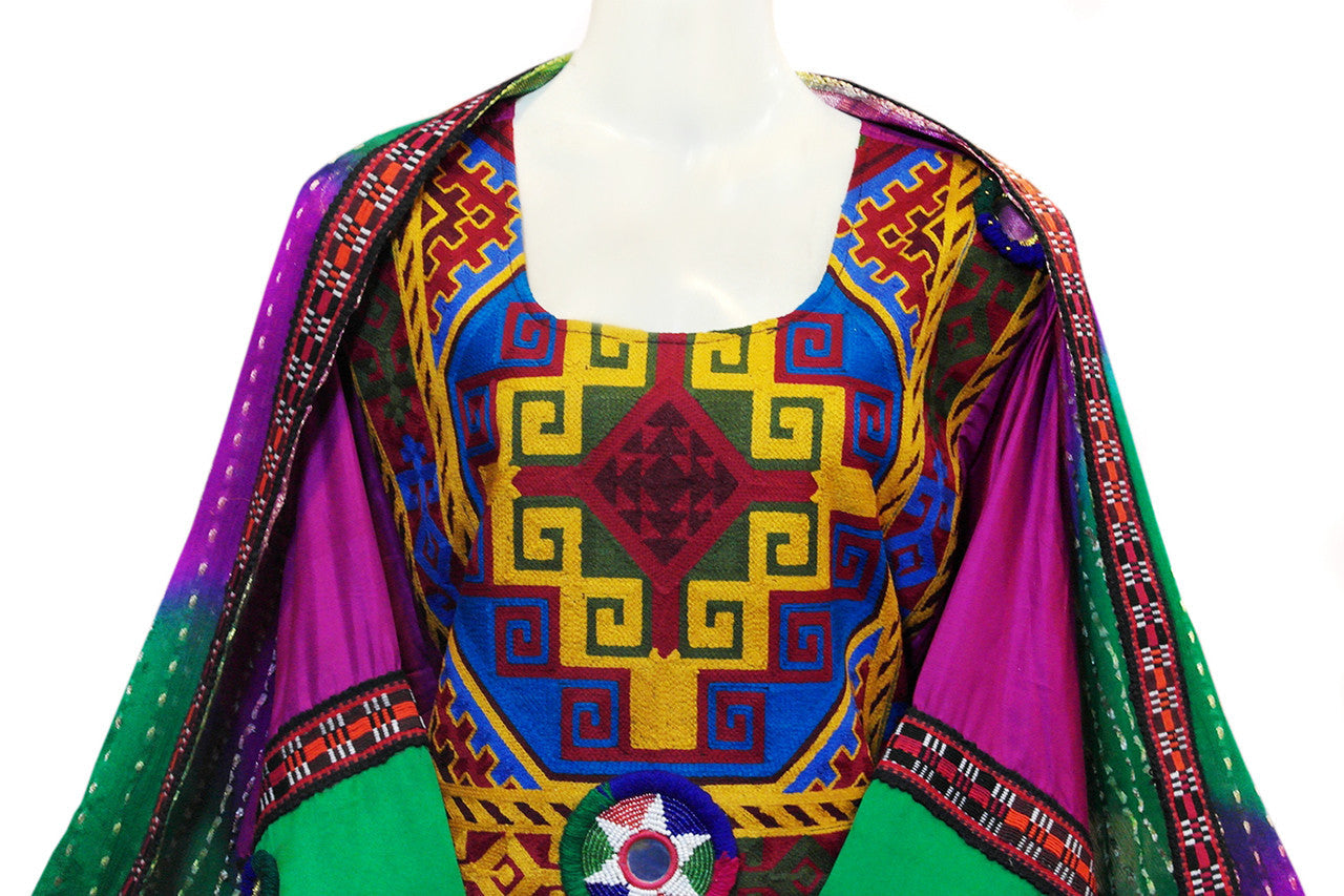 pashtun bridal dress, afghani dress