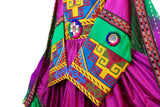 Buy New Afghani Dress In Purple Color Pashtun Bride Fashionable Clothes