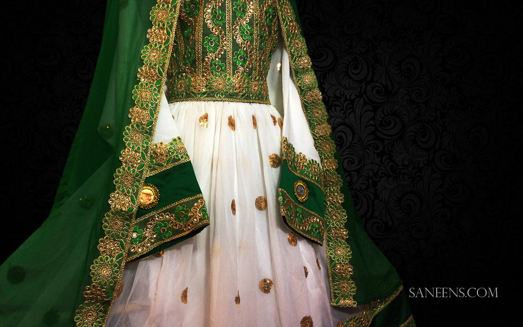 persian bridal clothes, islamic nikah frock