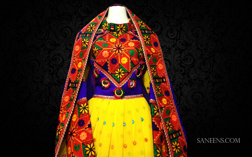 persian wedding dress, afghan fashion