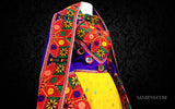 Buy Afghan Fashion New Gown In Yellow Color Pashtun Bridal Frock
