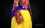 Buy Afghan Fashion New Gown In Yellow Color Pashtun Bridal Frock