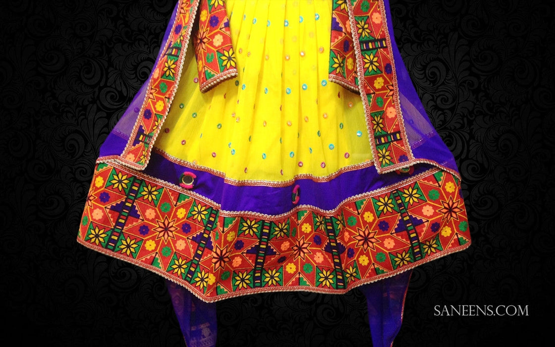 yellow color afghan clothes, muslim wedding dresses