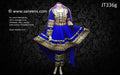 High Low Design Afghani Gown Traditional Pashtun Bridal Clothes Frock