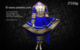 High Low Design Afghani Gown Traditional Pashtun Bridal Clothes Frock