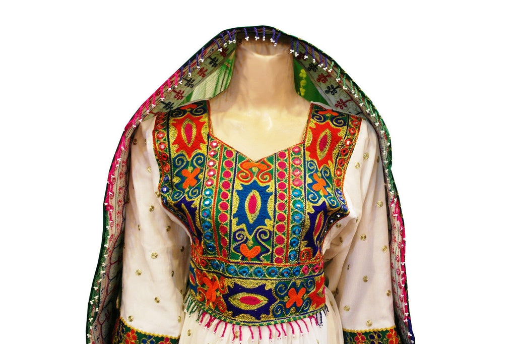 muslim wedding clothes, pashtun bridal frock