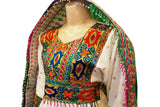 Afghan Pakhtoon Dress In White Islamic Nikah Frock Clothes