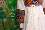 Afghan Pakhtoon Dress In White Islamic Nikah Frock Clothes