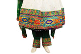 Afghan Pakhtoon Dress In White Islamic Nikah Frock Clothes