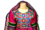muslim ladies artwork dress, afghani dress