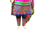 Pathani Dress With Mirrors Work In Pink Color Afghan Nikah Clothes