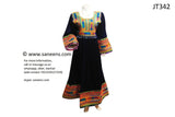 Black Color Afghan Clothes Pashtun Singer Fashionable Dress