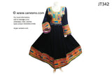 Black Color Afghan Clothes Pashtun Singer Fashionable Dress