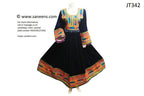 Black Color Afghan Clothes Pashtun Singer Fashionable Dress