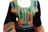 Black Color Afghan Clothes Pashtun Singer Fashionable Dress