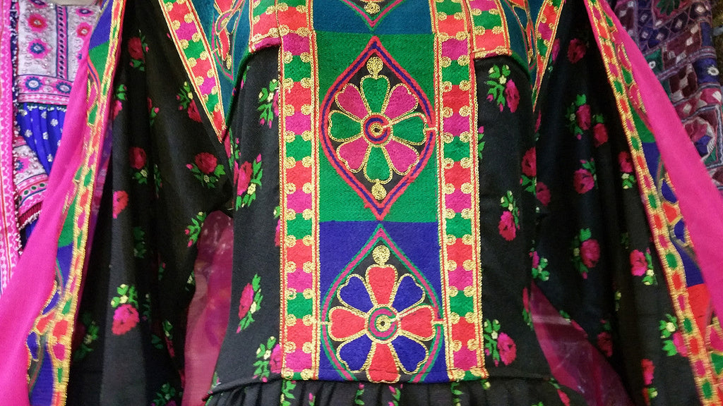 afghan fashion long dress