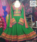 Buy New Afghan Clothes In Green Color