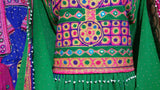 Buy New Afghan Clothes In Green Color